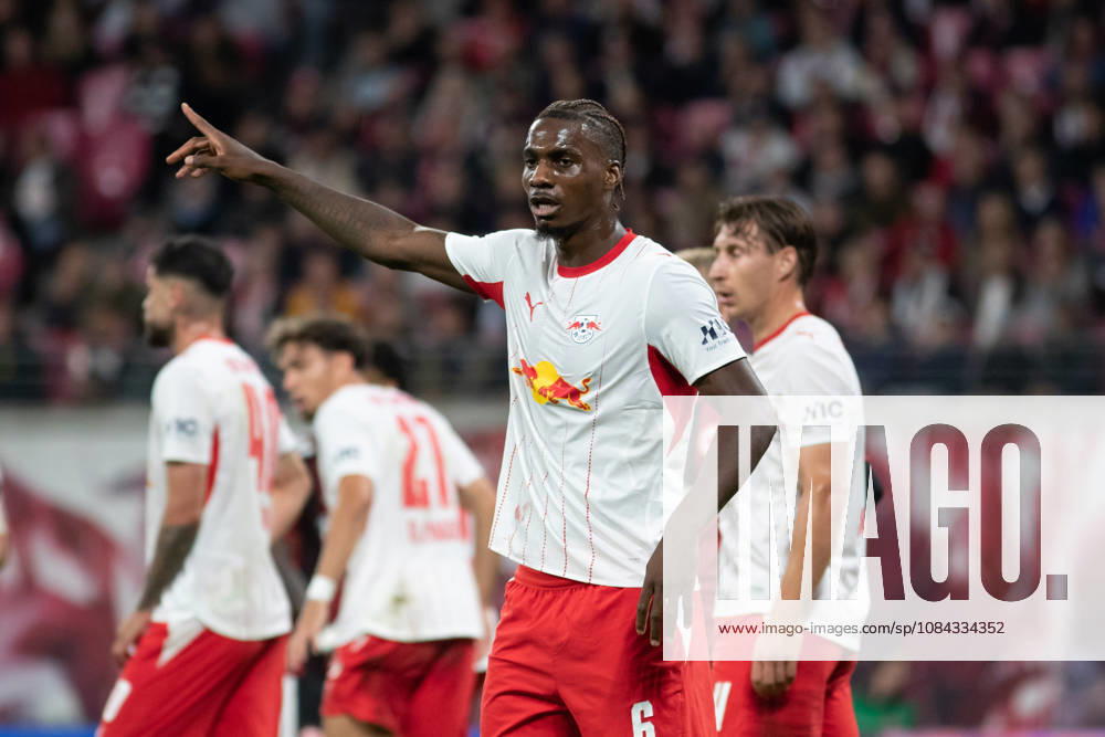 1 German Bundesliga RB Leipzig Eintracht Frankfurt 10 10 2026 Ezechiel Banzuzi 6, RB Leipzig LEIPZIG, GERMANY OCTOBER 10 Bundesliga match between RB Leipzig and Eintracht Frankfurt at the Red Bull Arena on Matchday 5 of the 1. Bundesliga on October 10, 2026 in Leipzig, Germany. DFL regulations prohibit any use of photographs as image sequences and or quasi-video.