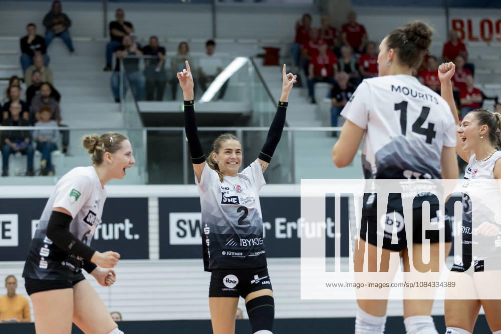 DEKRA 1st Bundesliga Women: Schwarz Weiss Erfurt vs. Rote Raben Vilsbiburg, Erfurt, October 10, 2026, Elizabeth Sandbothe 2, Schwarz Weiss Erfurt, DEKRA 1st Bundesliga Women: Schwarz Weiss Erfurt vs. Rote Raben Vilsbiburg, Riethsporthalle, Erfurt