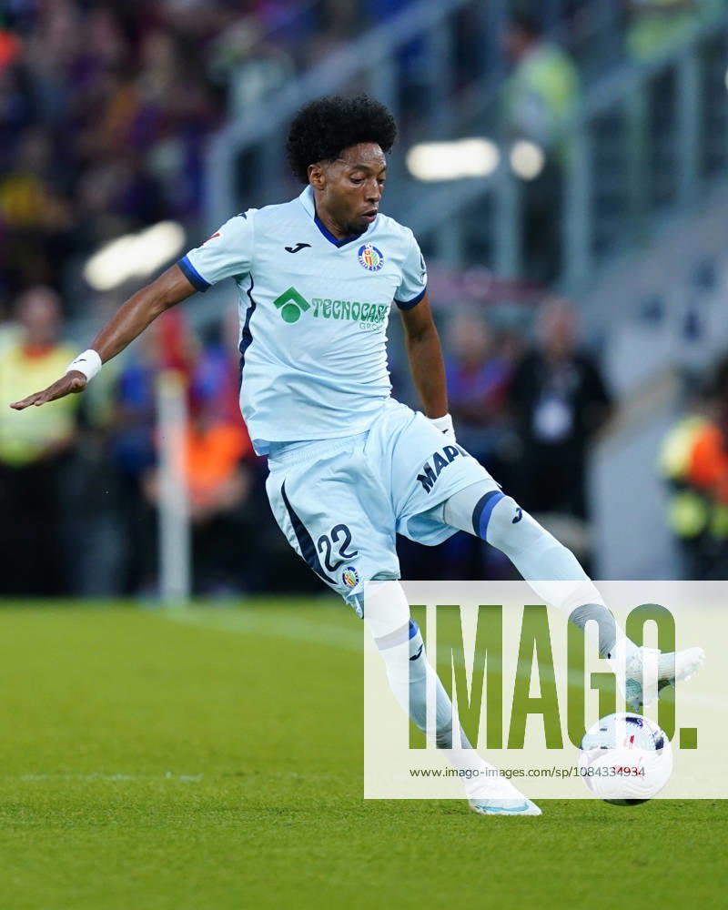 ESP: FC Barcelona, Barca - Getafe CF. La Liga EA Sports. Matchday 8. Johan Mojica of Getafe CF during the La Liga EA Sports match between FC Barcelona and Getafe CF played at Spotify Camp Nou Stadium on 10 Oct 2026 in Barcelona, Spain. kpng