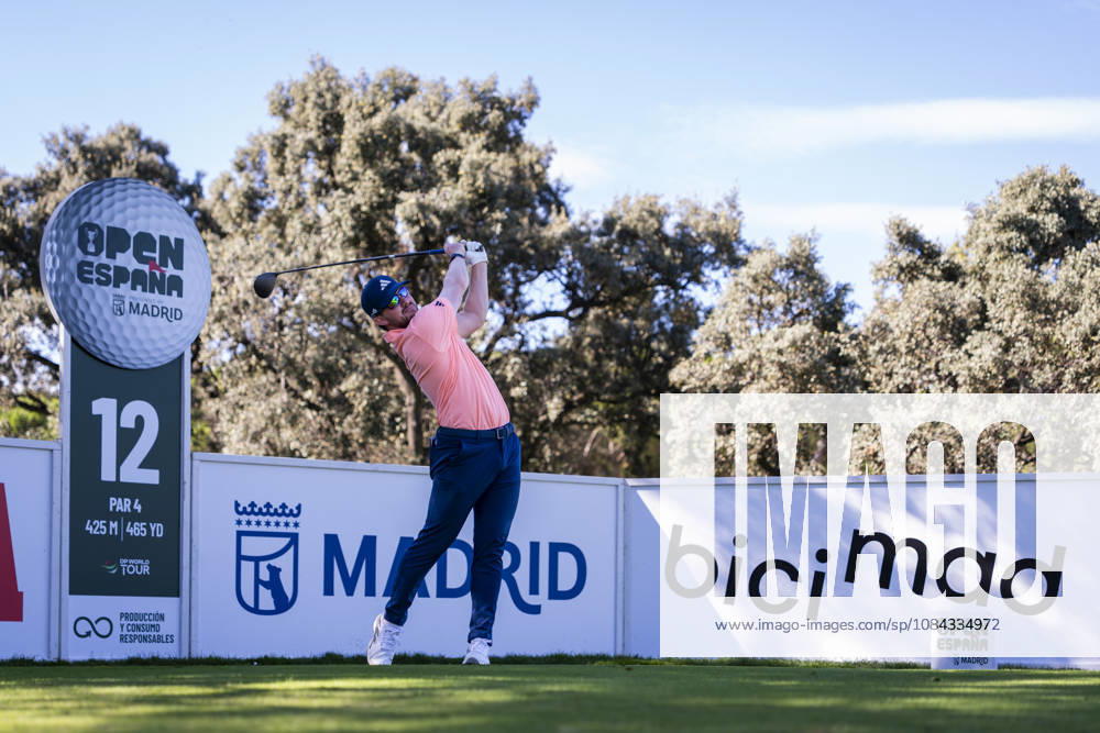 Golf 2026: Open De Espana: Day Three MADRID, SPAIN - OCTOBER 10: Connor Syme of Scotland tees off on day three of the Open de Espana presented by Madrid at Club de Campo Villa de Madrid on October 10, 2026 in Madrid, Spain. Madrid Club de Campo Villa de Madrid Madrid Spain