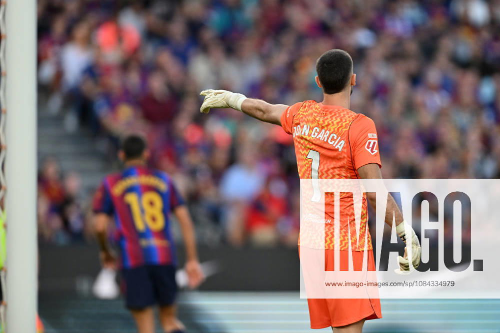 FC Barcelona, Barca v GETAFE CF SPOTIFY CAMP NOU. BARCELONA October 10,2026 FC BARCELONA vs GETAFE CF OCTOBER 10 ,2026 Joan Garcia (1) Goalkeeper of FC Barcelona (1) during the match between FC Barcelona and Getafe CF corresponding to the eighth day of La Liga EA Sports at at Spotify Camp Nou in Barcelona, Spain. Barcelona ESP