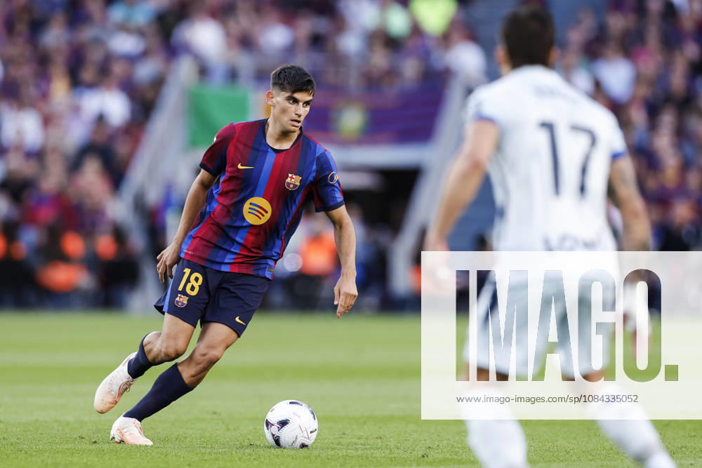 Gerard Martin of FC Barcelona, Barca in action during the Spanish league, LaLiga EA Sports, football match played between FC Barcelona and Getafe CF at Spotify Camp Nou stadium on October 10, 2026 in Barcelona, Spain. FC Barcelona V Getafe CF - LaLiga EA Sports - ZUMAa181 20261010_zaa_a181_085