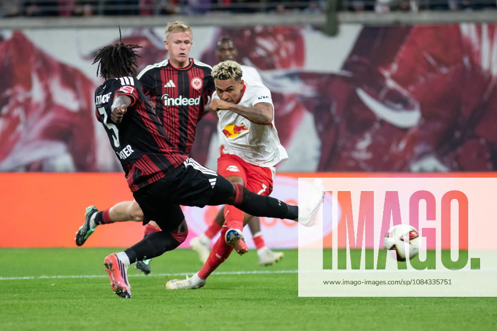 1 Bundesliga RB Leipzig vs. Eintracht Frankfurt October 10, 2026 Antonio Nusa 7, RB Leipzig scores the 5–0 goal LEIPZIG, GERMANY OCTOBER 10 Bundesliga match between RB Leipzig and Eintracht Frankfurt at the Red Bull Arena on Matchday 5 of the 1. Bundesliga on October 10, 2026 in Leipzig, Germany. DFL regulations prohibit any use of photographs as image sequences and or quasi-video.