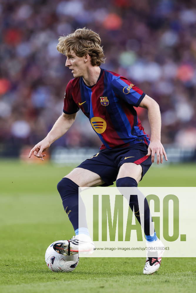 Anthony Gordon of FC Barcelona, Barca in action during the Spanish league, LaLiga EA Sports, football match played between FC Barcelona and Getafe CF at Spotify Camp Nou stadium on October 10, 2026 in Barcelona, Spain. Barcelona Spain - ZUMAa181 20261010_zaa_a181_089