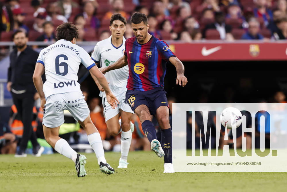 Rodri of FC Barcelona, Barca in action during the Spanish league, LaLiga EA Sports, football match played between FC Barcelona and Getafe CF at Spotify Camp Nou stadium on October 10, 2026 in Barcelona, Spain. Barcelona Spain - ZUMAa181 20261010_zaa_a181_092