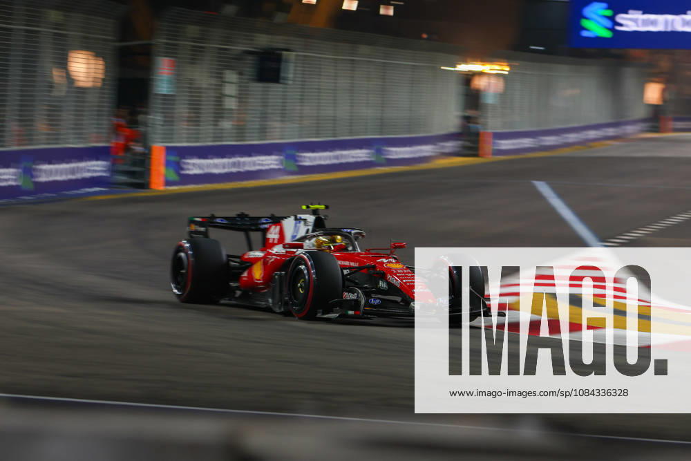2026 Formula 1 Singapore Grand Prix SINGAPORE - OCTOBER 10: Ferrari s driver Lewis Hamilton during the Qualifying Session at the Formula One Grand Prix of Singapore, at the Marina Bay Street Circuit in Singapore, on October 10, 2026. Daniel Ceng Anadolu Singapore Singapore. Editorial use only. Please get in touch for any other usage.