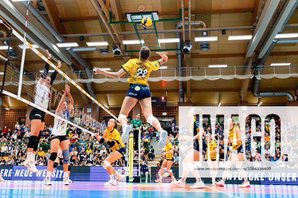 GER, Volleyball, Dekra 1st Division, Women, Season 26–27, Regular Season, VfB Suhl Lotto Thuringia Skurios Volleys Borken Candela Alonso Corcelles VfB Suhl Lotto Thuringia 98527 Suhl Wolfsgrube Sports Hall Thuringia Germany