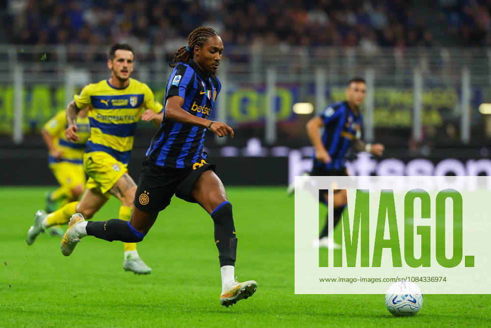 SOCCER - Serie A - Inter - FC Internazionale vs. Parma Calcio Photo by IPA ABACAPRESS.COM89512903 - Djed Spence of FC Internazionale in action during the 2026 27 Serie A Enilive soccer match between FC Internazionale and Parma Calcio 1913. Milan Italy