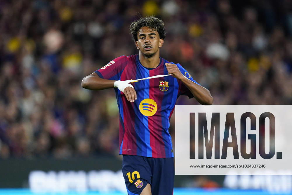 ESP: FC Barcelona, Barca - Getafe CF. La Liga EA Sports. Matchday 8. Lamine Yamal of FC Barcelona during the La Liga EA Sports match between FC Barcelona and Getafe CF played at Spotify Camp Nou Stadium on 10 Oct 2026 in Barcelona, Spain. kpng