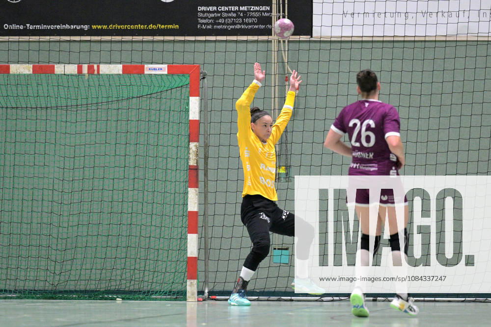 Sara Suba, TusSies Metzingen, No. 77 (goalkeeper), TusSies Metzingen vs. SCM Ramnicu Valcea, Handball, EHF, Europa League Qualification Second Leg, 2026–2027 Season, October 10, 2026, TusSies Metzingen vs. SCM Ramnicu Valcea, Handball, EHF, Europa League Qualification Second Leg, 2026–2027 Season, October 10, 2026, Metzingen