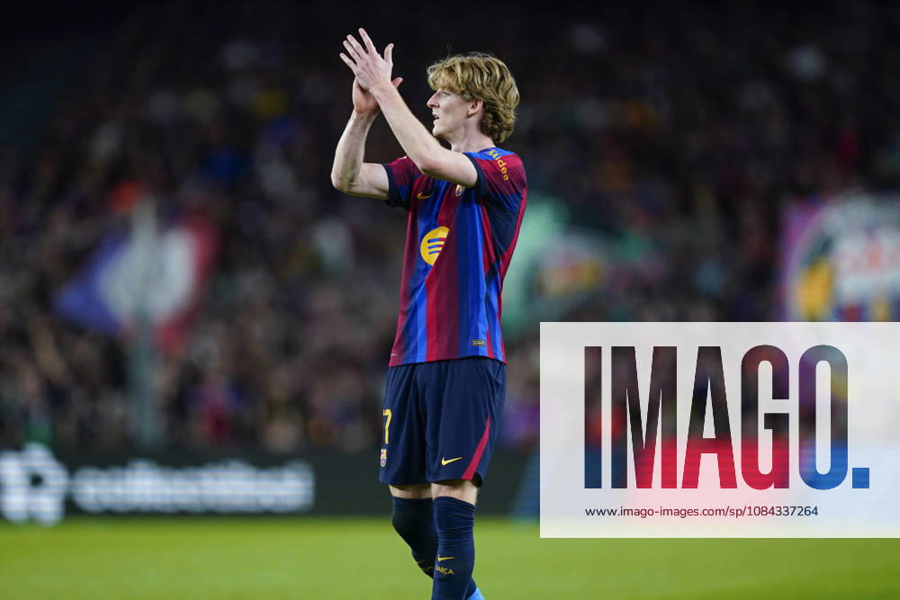 ESP: FC Barcelona, Barca - Getafe CF. La Liga EA Sports. Matchday 8. Anthony Gordon of FC Barcelona during the La Liga EA Sports match between FC Barcelona and Getafe CF played at Spotify Camp Nou Stadium on 10 Oct 2026 in Barcelona, Spain. kpng