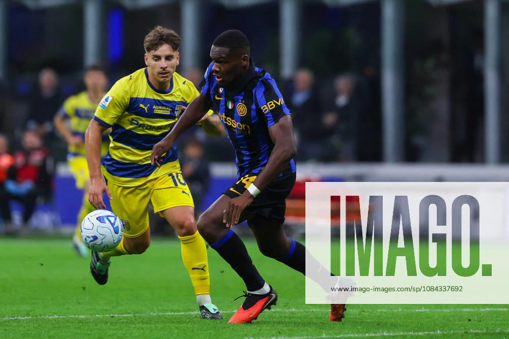 SOCCER - Serie A - Inter - FC Internazionale vs. Parma Calcio Photo by IPA ABACAPRESS.COM89512907 - Ange-Yoan Bonny of FC Internazionale in action during a Serie A Enilive 2026 27 soccer match between FC Internazionale and Parma Calcio 1913. Milan Italy