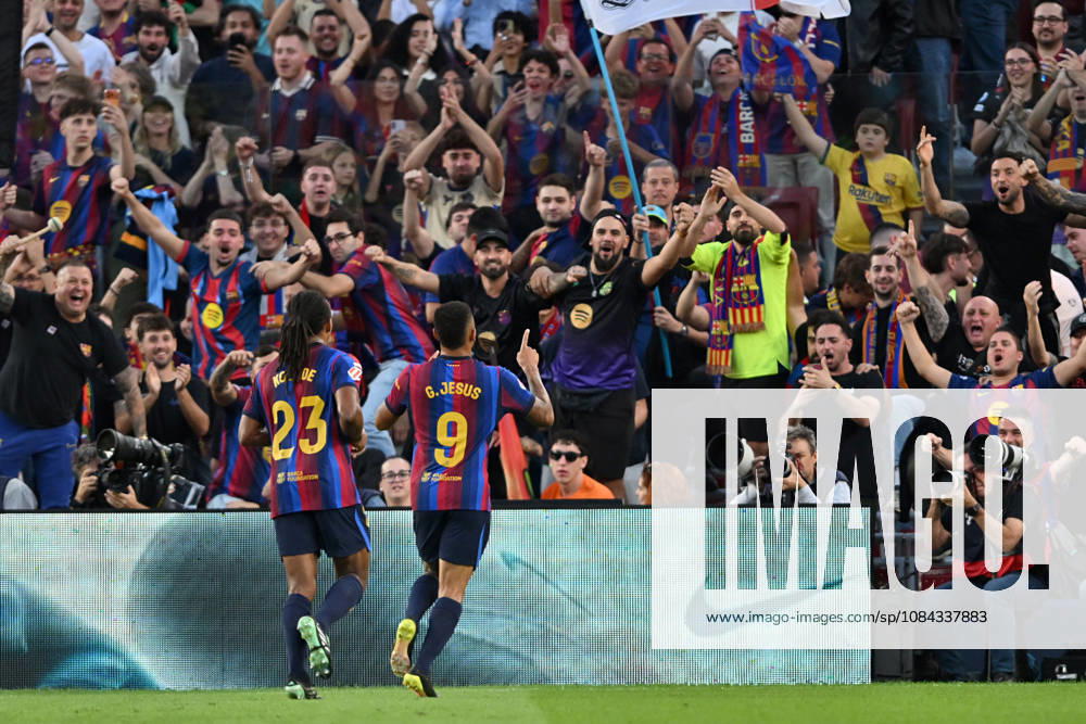 FC Barcelona, Barca v GETAFE CF SPOTIFY CAMP NOU. BARCELONA October 10,2026 FC BARCELONA vs GETAFE CF OCTOBER 10 ,2026 Gabriel Jesus (9) of FC Barcelona celebrates scoring his team s second goal during the match between FC Barcelona and Getafe CF corresponding to the eighth day of La Liga EA Sports at at Spotify Camp Nou in Barcelona, Spain. Barcelona ESP