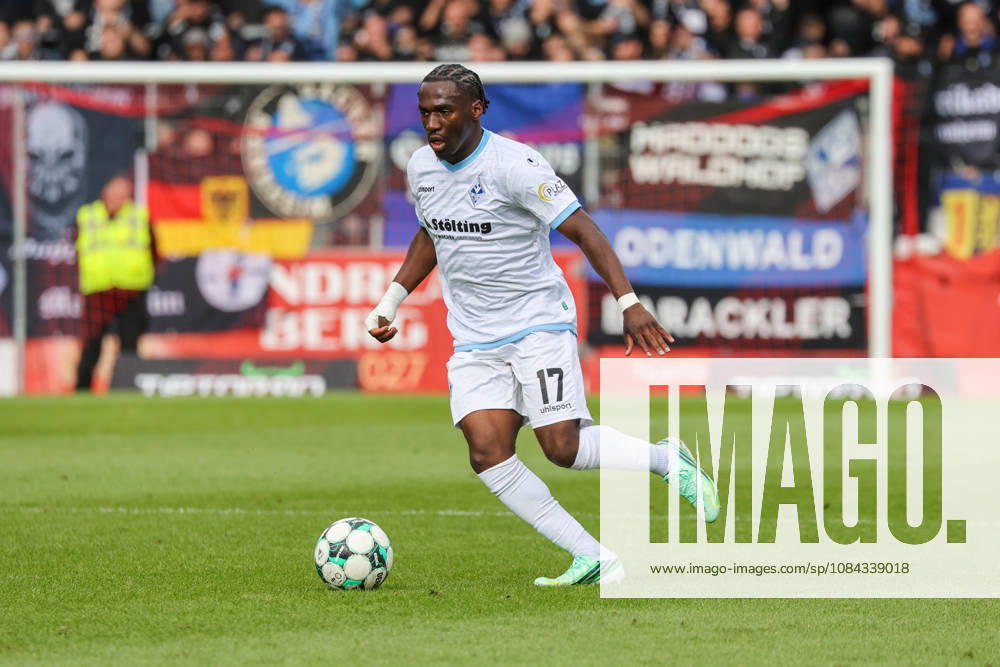 Darnell Keumo, SV Waldhof Mannheim, 17th Soccer 3rd Division, Matchday 8, SG Sonnenhof Großaspach vs. SV Waldhof Mannheim on October 10, 2026, at the WIRmachenDRUCK Arena in Aspach Großaspach, Germany; Aspach Großaspach, WIRmachenDRUCK Arena, Germany