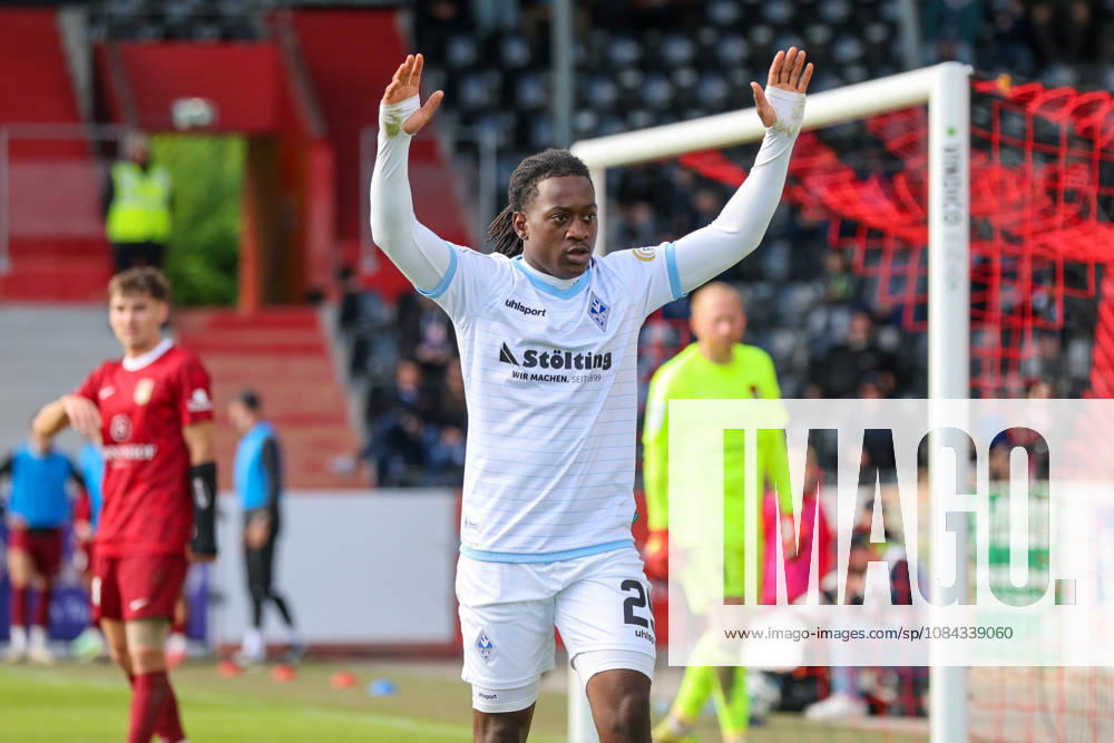 Nolan Muteba N Tumba, SV Waldhof Mannheim, 29 Soccer 3rd Division, Matchday 8, SG Sonnenhof Großaspach vs. SV Waldhof Mannheim on October 10, 2026, at the WIRmachenDRUCK Arena in Aspach Großaspach, Germany; Aspach Großaspach, WIRmachenDRUCK Arena, Germany