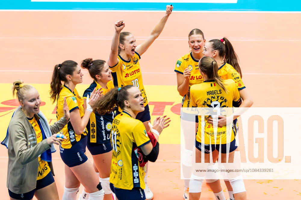 GER, Volleyball, Dekra 1st Division, Women, Season 26–27, Regular Season, VfB Suhl Lotto Thuringia Skurios Volleys Borken Lucia Herdova VfB Suhl Lotto Thuringia 98527 Suhl Wolfsgrube Sports Hall Thuringia Germany