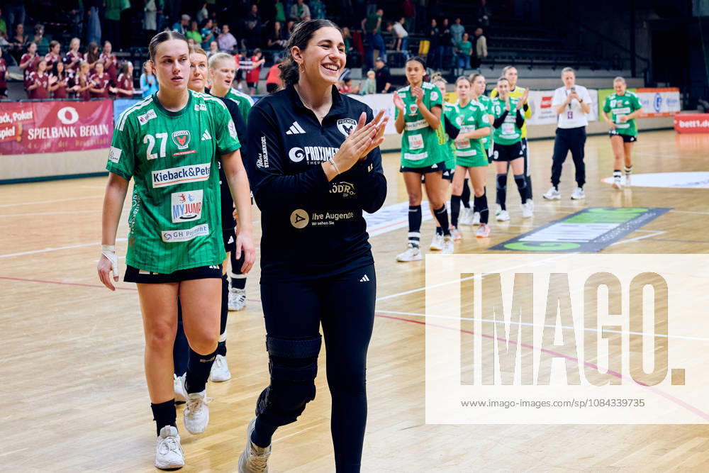 Fuechse Berlin celebrate a draw, GER, Women s Handball Bundesliga 2, Fuechse Berlin vs. SG Nürtingen-Zizishausen, 2026–27 season, Matchday 5, October 10, 2026, GER, Women’s Handball Bundesliga 2, Füchse Berlin vs. SG Nürtingen-Zizishausen, 2026–27 season, Matchday 5, October 10, 2026, Berlin