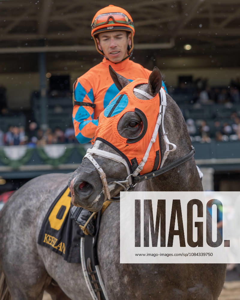 Merlin Monroan (6) ridden by Tyler Gaffalionhe wins an allowance on QEII Day on October 10, 2026. Jessica Morgan Eclipse Sportswire CSM HORSE RACING 2026: QEII GI Day Keeneland OCT 10 - ZUMAcs17 20261010_faf_cs17_006
