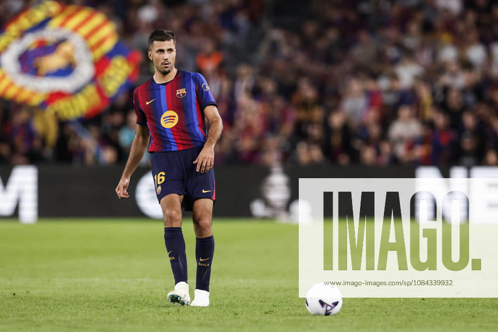 Rodri of FC Barcelona, Barca in action during the Spanish league, LaLiga EA Sports, football match played between FC Barcelona and Getafe CF at Spotify Camp Nou stadium on October 10, 2026 in Barcelona, Spain. FC Barcelona V Getafe CF - LaLiga EA Sports - ZUMAa181 20261010_zaa_a181_105