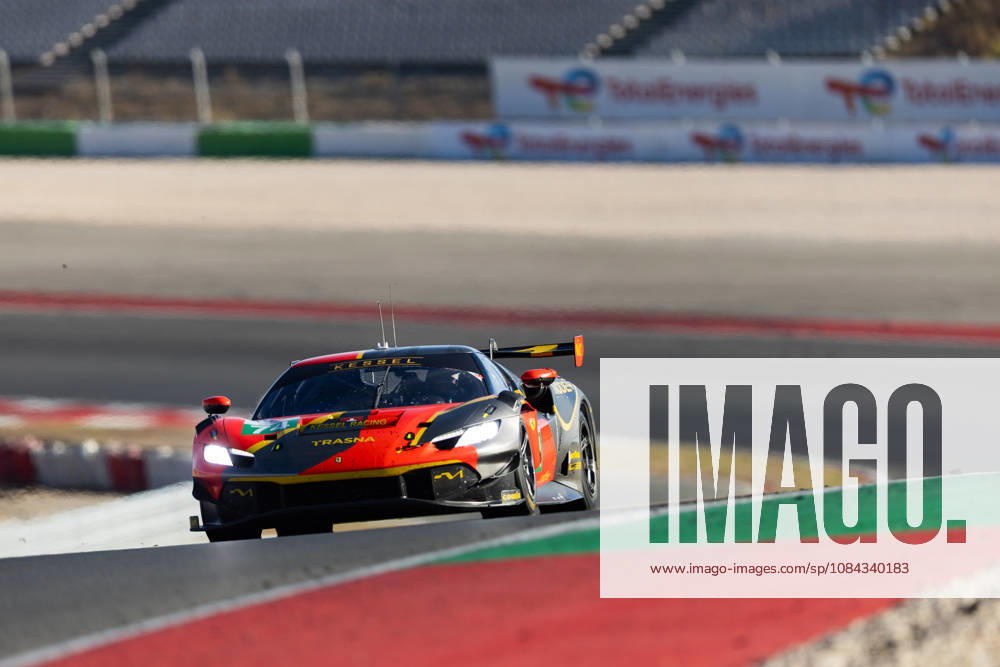 AUTO - ELMS - 4 HOURS OF PORTIMAO 2026 74 GILBERT Andrew (uae), RUEDA Fran (esp), LEROUX Romain (fra), Kessel Racing, Ferrari 296 LMGT3 Evo, LMGT3, action during the 4 Hours of Portimao 2026, 6th round of the 2026 European Le Mans Series on the Autodromo Internacional do Algarve from October 8 to 10, 2026 in Portimao, Portugal -