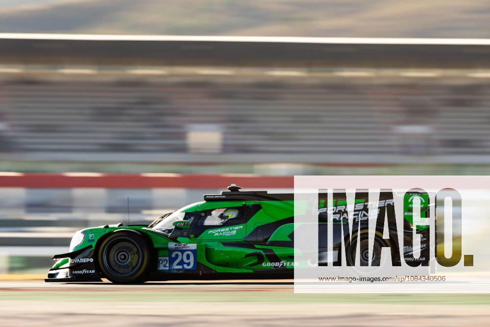 AUTO - ELMS - 4 HOURS OF PORTIMAO 2026 29 ROUSSET Louis (fra), GRAY Oliver (gbr), MASSON Esteban (fra), Forestier Racing by Panis, Oreca 07 - Gibson, LMP2, action during the 4 Hours of Portimao 2026, 6th round of the 2026 European Le Mans Series on the Autodromo Internacional do Algarve from October 8 to 10, 2026 in Portimao, Portugal -