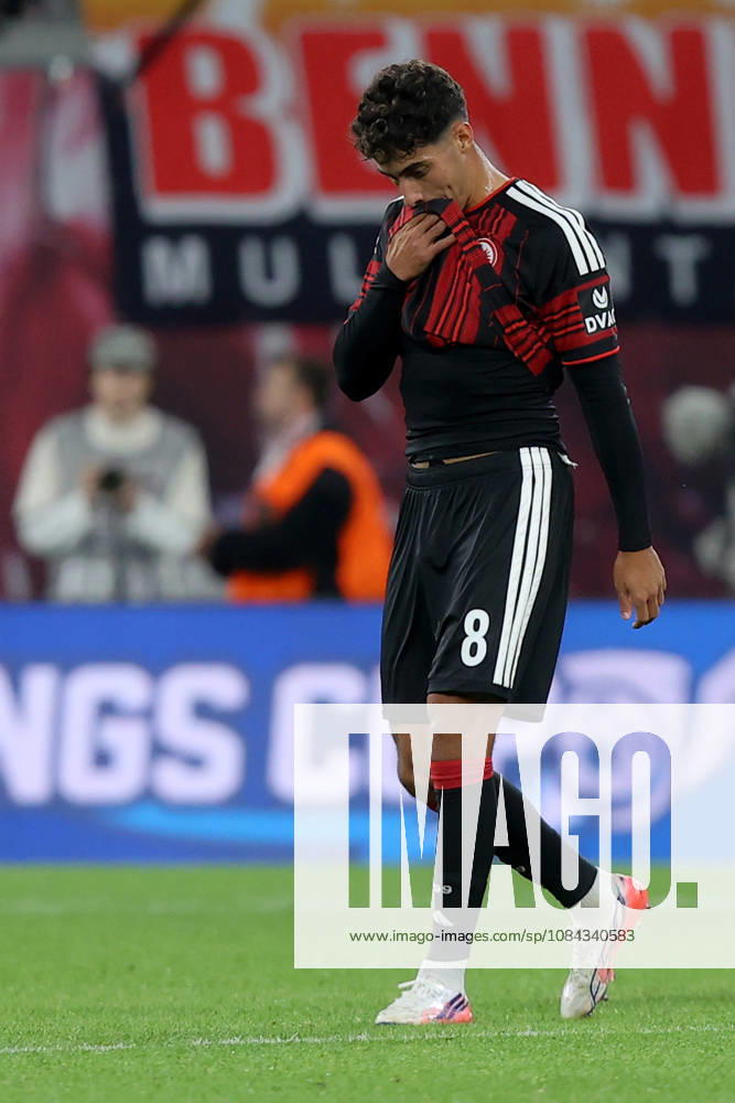 Soccer, Bundesliga 1, RB Leipzig vs. Eintracht Frankfurt, Fares Chaibi (Eintracht Frankfurt) – Disappointed, sad, frustrated, at a loss; DFL and DFB regulations prohibit any use of photographs as image sequences and or quasi-video. Leipzig