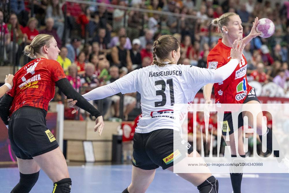Alsco Women s Handball Bundesliga, 2026–2027 Season: SV Union Halle Neustadt vs. BSV Sachsen Zwickau, Halle, Germany, September 9, 2026. Pictured: Halle Saale SWH Arena, Saxony-Anhalt, Germany