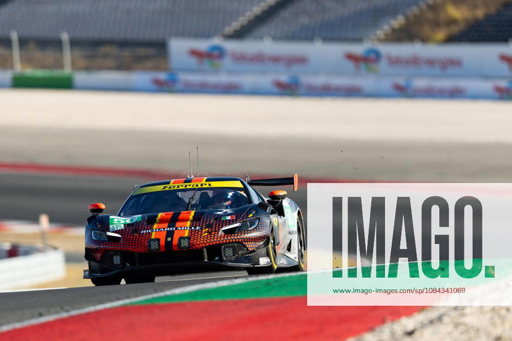 AUTO - ELMS - 4 HOURS OF PORTIMAO 2026 50 TOLEDO Custodio (usa), WADOUX Lilou (fra), AGOSTINI Riccardo (ita), Richard Mille AF Corse, Ferrari 296 LMGT3 Evo, LMGT3, action during the 4 Hours of Portimao 2026, 6th round of the 2026 European Le Mans Series on the Autodromo Internacional do Algarve from October 8 to 10, 2026 in Portimao, Portugal -