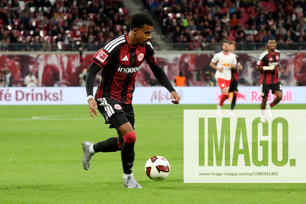 Soccer, Bundesliga 1, RB Leipzig vs. Eintracht Frankfurt, Ansgar Knauff, Eintracht Frankfurt. DFL and DFB regulations prohibit any use of photographs as image sequences and or quasi-video. Leipzig