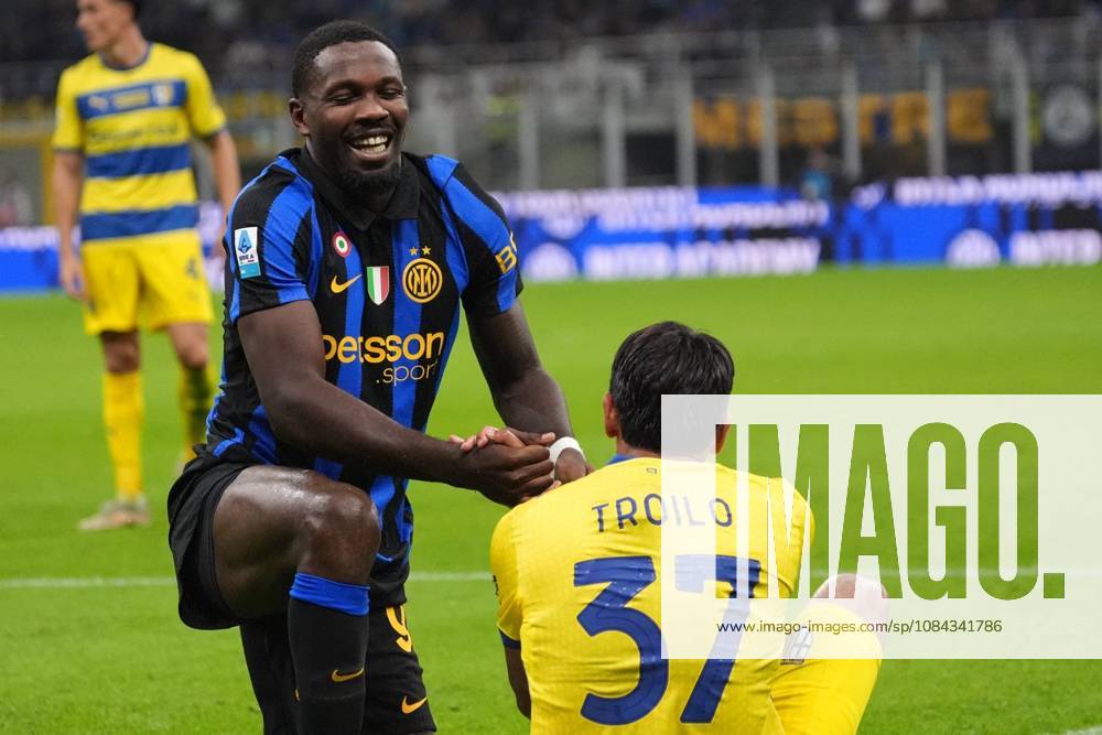 SOCCER - Serie A - Inter - FC Internazionale vs. Parma Calcio Photo by IPA ABACAPRESS.COM89514832 - Marcus Thuram, during the Italian Serie A soccer match between FC Internazionale and Parma Calcio 1913 at the Giuseppe Meazza Stadium in Milan on October 10, 2026. Milan Italy