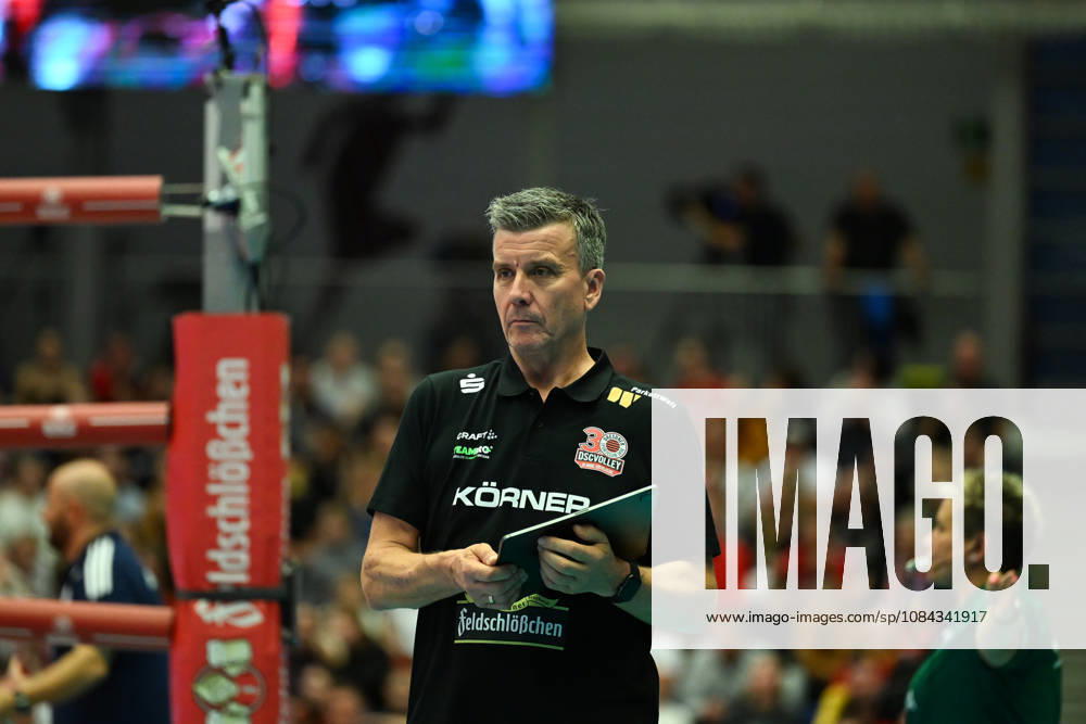Alexander Waibl, Head Coach of Dresdner SC; Dresdner SC vs. Allianz MTV Stuttgart, Women s Volleyball Bundesliga Division 1, 2026–2027 Season, October 10, 2026, Dresdner SC vs. Allianz MTV Stuttgart, Women’s Volleyball Bundesliga Division 1, 2026–2027 season, October 10, 2026, Dresden