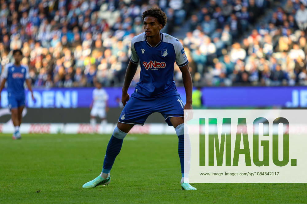 Germany, Soccer, Men s, 3rd Division, 2026–2027 Season, MSV Duisburg vs. TSG Hoffenheim II; Jykese Fields watches TSG II