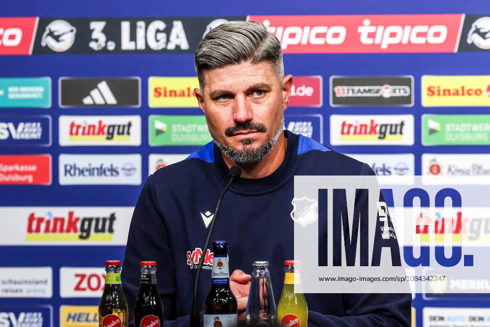 Sports, Soccer, 3rd Division, 2026–2027 Season, Matchday 8: MSV Duisburg vs. TSG 1899 Hoffenheim II, October 10, 2026, Schauinsland Reisen Arena, Stefan Kleineheismann, Coach, Hoffenheim, Duisburg, Schauinsland Reisen Arena, North Rhine-Westphalia, Germany