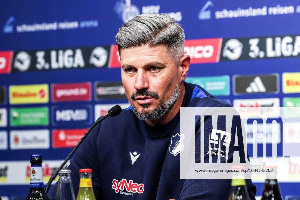 Sports, Soccer, 3rd Division, 2026–2027 Season, Matchday 8: MSV Duisburg vs. TSG 1899 Hoffenheim II, October 10, 2026, Schauinsland Reisen Arena, Stefan Kleineheismann, Coach, Hoffenheim, Duisburg, Schauinsland Reisen Arena, North Rhine-Westphalia, Germany