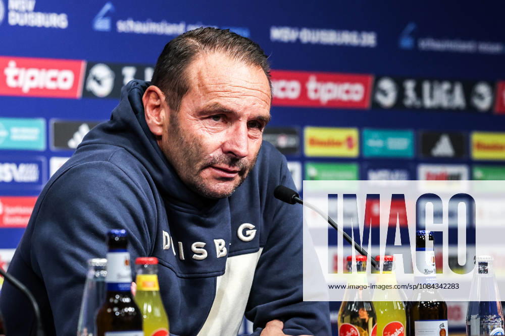 Sports, Soccer, 3rd Division, 2026–2027 Season, Matchday 8: MSV Duisburg vs. TSG 1899 Hoffenheim II, October 10, 2026, Schauinsland Reisen Arena, Dietmar Hirsch, Head Coach, MSV Duisburg, Duisburg, Schauinsland Reisen Arena, North Rhine-Westphalia, Germany
