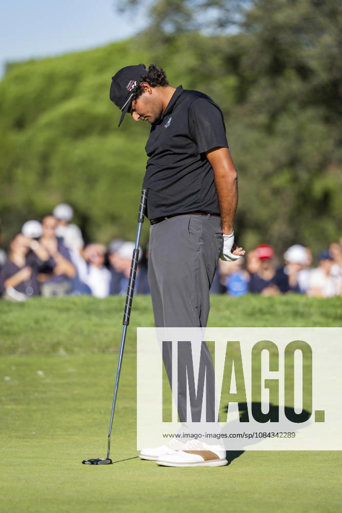 Golf 2026: Open De Espana: Day Three MADRID, SPAIN - OCTOBER 10: Eugenio Chacarra of Spain looks disappointed on day three of the Open de Espana presented by Madrid at Club de Campo Villa de Madrid on October 10, 2026 in Madrid, Spain. Madrid Club de Campo Villa de Madrid Madrid Spain