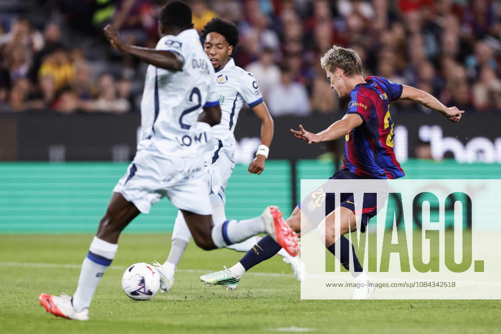 Dani Olmo of FC Barcelona, Barca in action during the Spanish league, LaLiga EA Sports, football match played between FC Barcelona and Getafe CF at Spotify Camp Nou stadium on October 10, 2026 in Barcelona, Spain. FC Barcelona V Getafe CF - LaLiga EA Sports - ZUMAa181 20261010_zaa_a181_124