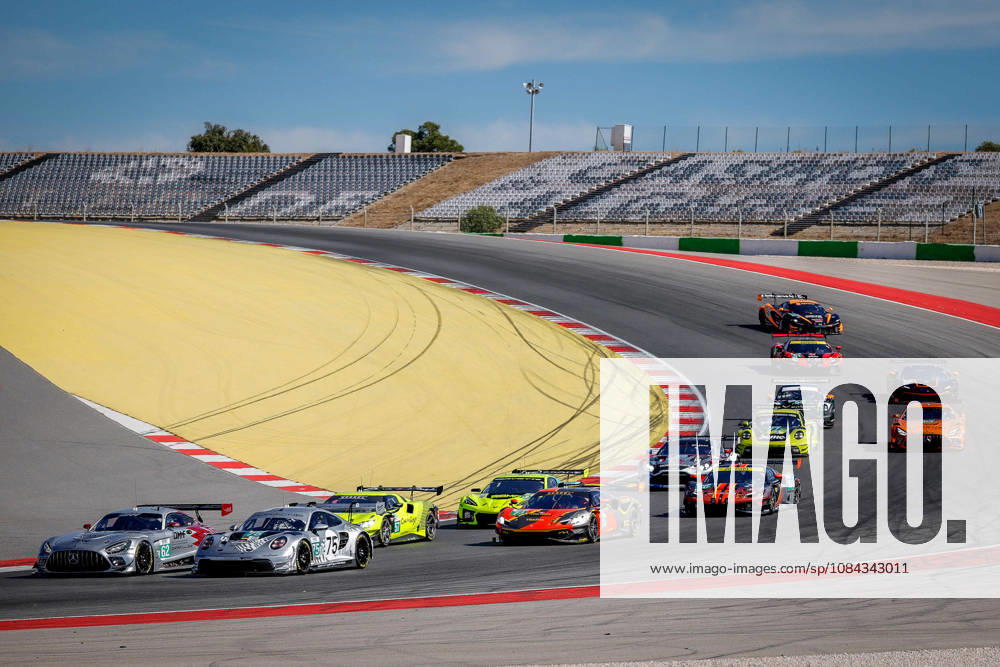 AUTO - ELMS - 4 HOURS OF PORTIMAO 2026 75 KURZEJEWSKI Matt (usa), SARGENT Thomas (usa), LIETZ Richard (aut), Proton Competition, Porsche 911 GT3 R LMGT3, LMGT3, action, 62 AL-KHELAIFI Abdulla Ali (qat), HANSES Julian (ger), ARON Ralf (est), Team Qatar by Iron Lynx, Mercedes-AMG LMGT3, LMGT3, action during the 4 Hours of Portimao 2026, 6th round of the 2026 European Le Mans Series on the Autodromo Internacional do Algarve from October 8 to 10, 2026 in Portimao, Portugal - PortimaoPortugal