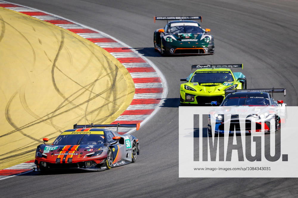 AUTO - ELMS - 4 HOURS OF PORTIMAO 2026 50 TOLEDO Custodio (usa), WADOUX Lilou (fra), AGOSTINI Riccardo (ita), Richard Mille AF Corse, Ferrari 296 LMGT3 Evo, LMGT3, action during the 4 Hours of Portimao 2026, 6th round of the 2026 European Le Mans Series on the Autodromo Internacional do Algarve from October 8 to 10, 2026 in Portimao, Portugal - PortimaoPortugal