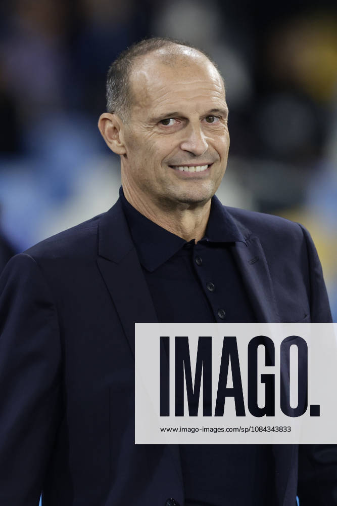 Serie a football match SSC Napoli vs Frosinone Napolis Italian coach Massimiliano Allegri during the Serie A football match between SSC Napoli vs Frosinone at the Diego Armando Maradona Stadium in Naples, southern Italy, on October 10, 2026. _BPH6693