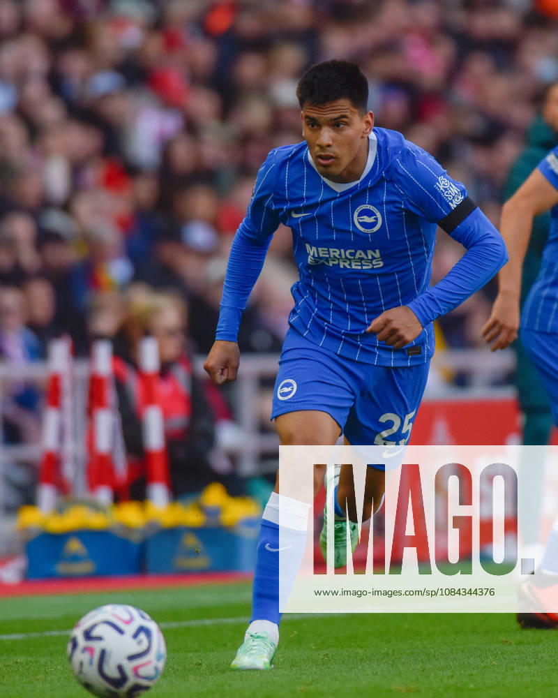 Sunderland v Brighton, Premier League, Football, Stadium Of Light, Sunderland UK - 10 Oct 2026 Diego Gomez of Brighton & Hove Albion Football Club Sunderland Stadium Of Light Tyne and Wear UK, UK NEWSPAPERS OUT