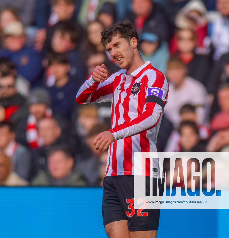 Sunderland v Brighton, Premier League, Football, Stadium Of Light, Sunderland UK - 10 Oct 2026 Trai Hume of Sunderland Association Football Club Sunderland Stadium Of Light Tyne and Wear UK, UK NEWSPAPERS OUT