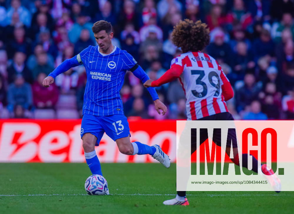 Sunderland v Brighton, Premier League, Football, Stadium Of Light, Sunderland UK - 10 Oct 2026 Pascal Gro of Brighton & Hove Albion Football Club Sunderland Stadium Of Light Tyne and Wear UK, UK NEWSPAPERS OUT