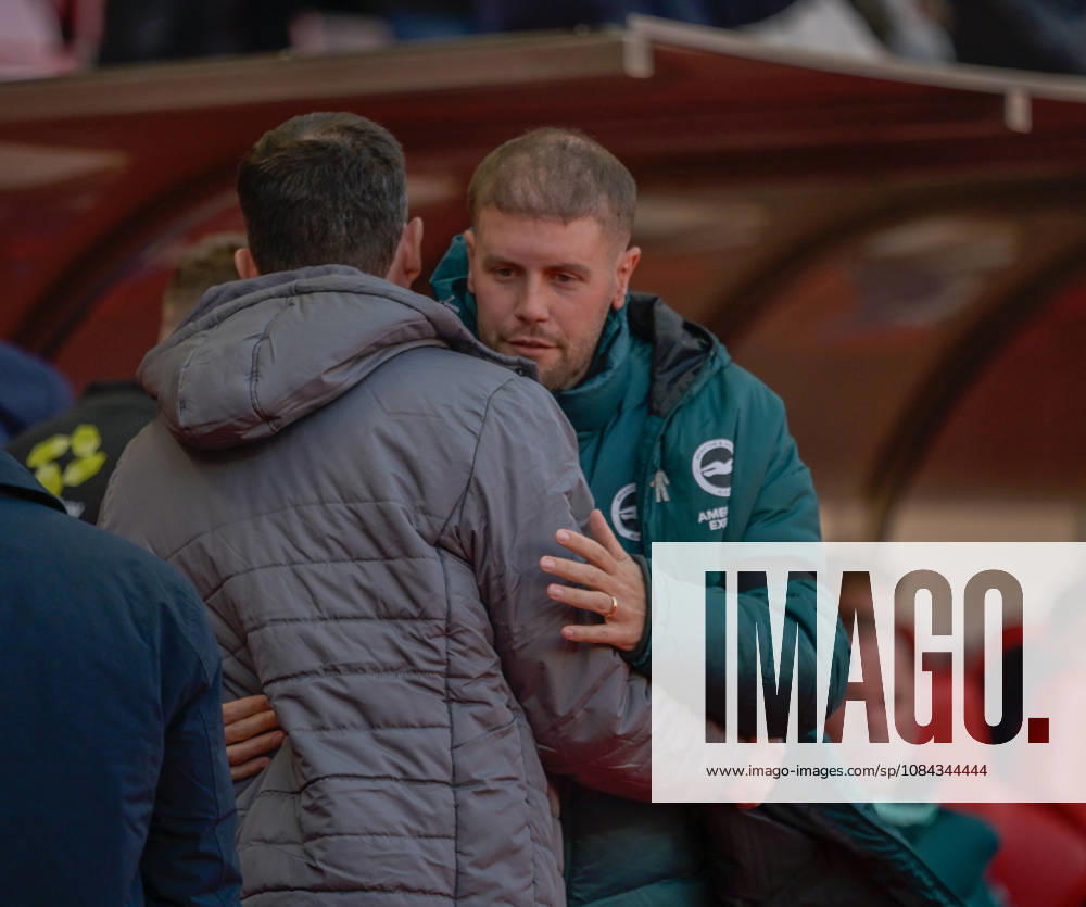 Sunderland v Brighton, Premier League, Football, Stadium Of Light, Sunderland UK - 10 Oct 2026 Regis Le Bris manager of Sunderland Association Football Club and Fabian Hurzeler manager of Brighton & Hove Albion Football Club Sunderland Stadium Of Light Tyne and Wear UK, UK NEWSPAPERS OUT