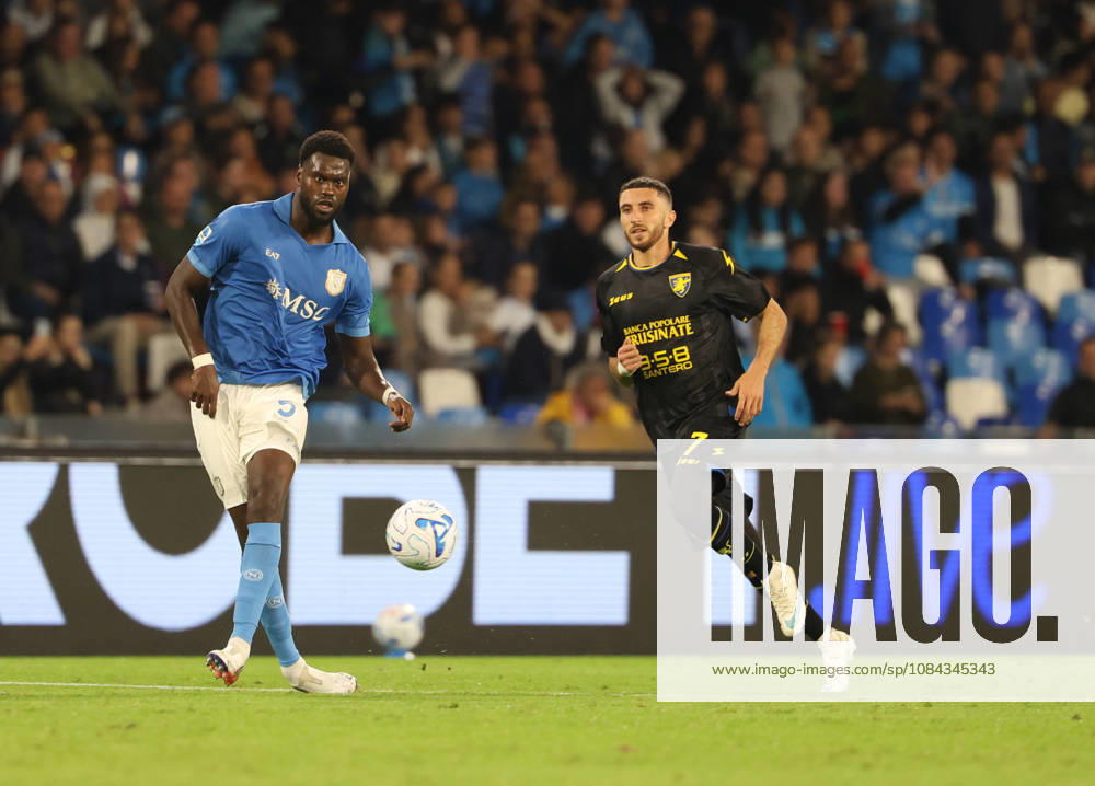 Benoit Badiashile of SSC Napoli during the 2026 27 Serie A match between SSC Napoli and FC Frosinone, played on October 10, 2026, at the Stadio Diego Armando Maradona in Naples Napoli ITALIA - ZUMAs236 20261010_aap_s236_019