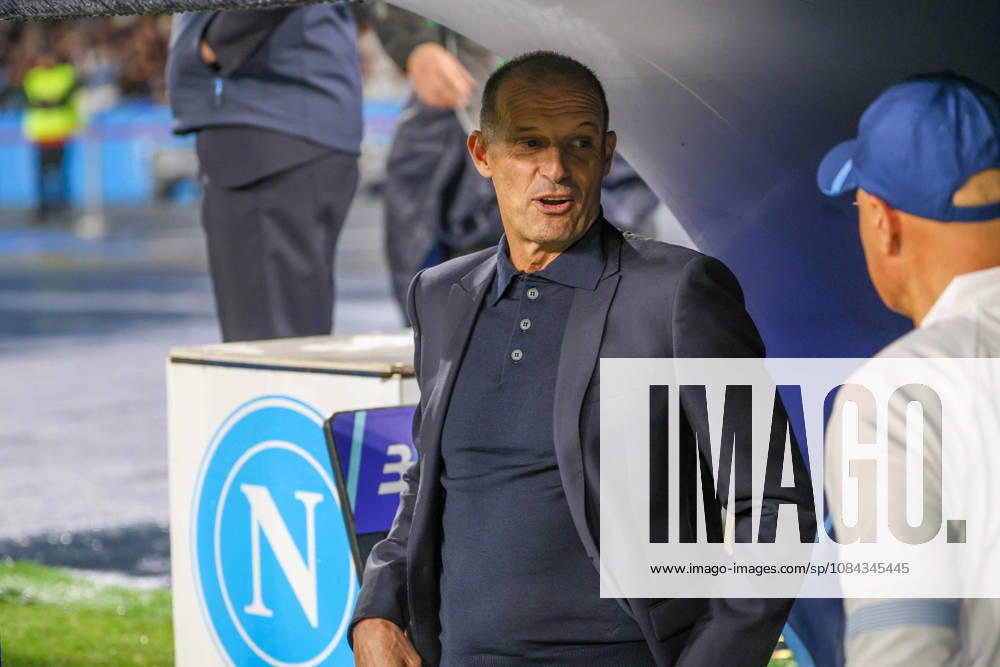 Serie A football match 2026 27 season: Napoli vs. Frosinone Massimiliano Allegri Head Coach of SSC Napoli during the 2026 27 Serie A match between SSC Napoli and FC Frosinone, played on October 10, 2026, at the Stadio Diego Armando Maradona in Naples NAPOLI stadio Diego Armando Maradona CAMPANIA ITALIA