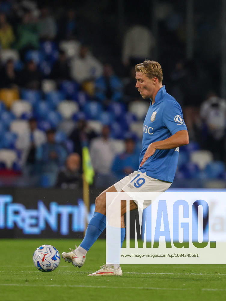 Serie A football match 2026 27 season: Napoli vs. Frosinone Rasmus Hojlund of SSC Napoli during the 2026 27 Serie A match between SSC Napoli and FC Frosinone, played on October 10, 2026, at the Stadio Diego Armando Maradona in Naples NAPOLI stadio Diego Armando Maradona CAMPANIA ITALIA