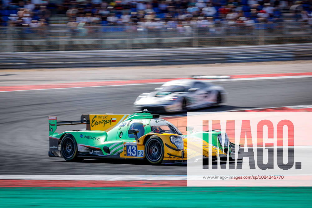 AUTO - ELMS - 4 HOURS OF PORTIMAO 2026 43 SMIECHOWSKI Jakub (pol), DILLMANN Tom (fra), YELLOLY Nicholas (gbr), Inter Europol Competition, Oreca 07 - Gibson, LMP2, action during the 4 Hours of Portimao 2026, 6th round of the 2026 European Le Mans Series on the Autodromo Internacional do Algarve from October 8 to 10, 2026 in Portimao, Portugal - PortimaoPortugal