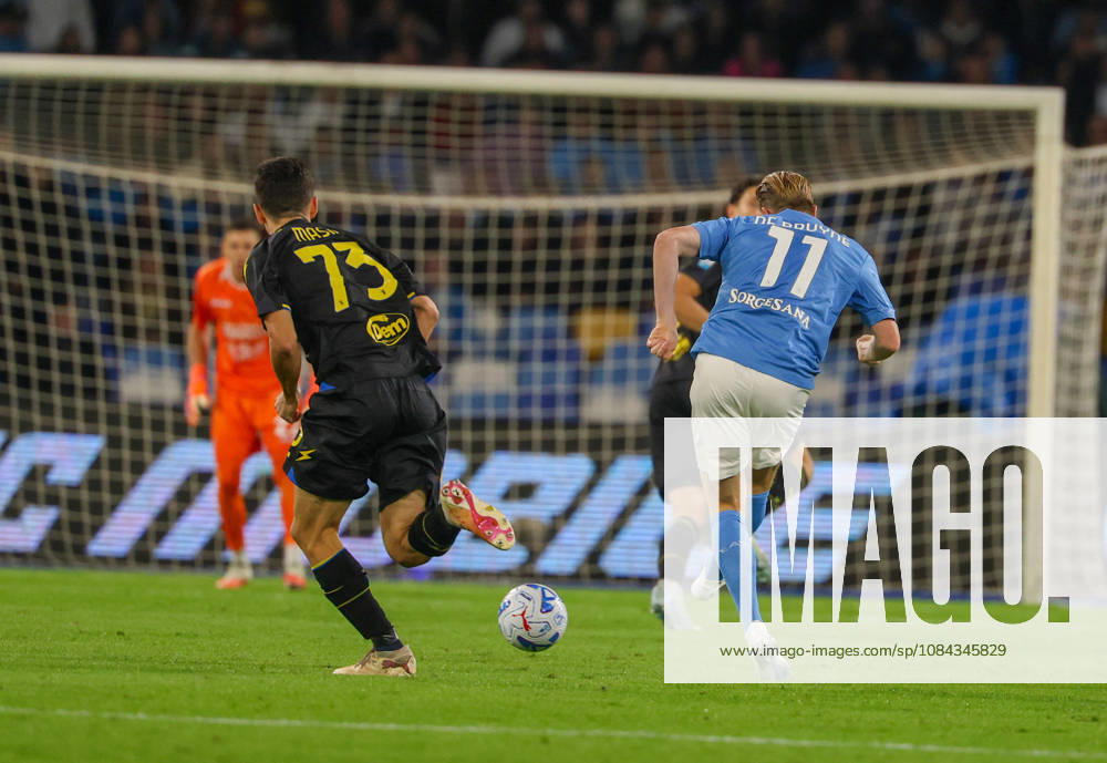 Kevi De Bruyne of SSC Napoli during the 2026 27 Serie A match between SSC Napoli and FC Frosinone, played on October 10, 2026, at the Stadio Diego Armando Maradona in Naples Serie A Football Match †2026 27 Season: Napoli Vs. Frosinone - ZUMAs236 20261010_aap_s236_045