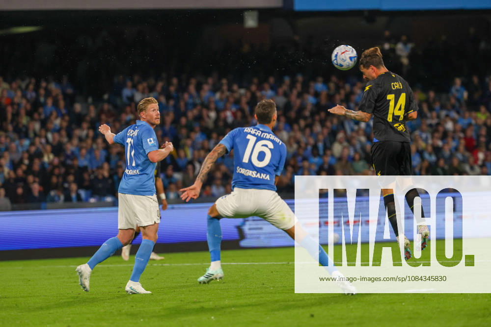 Giacomo CaloÂ² of FC Frosinone during the 2026 27 Serie A match between SSC Napoli and FC Frosinone, played on October 10, 2026, at the Stadio Diego Armando Maradona in Naples Napoli ITALIA - ZUMAs236 20261010_aap_s236_021
